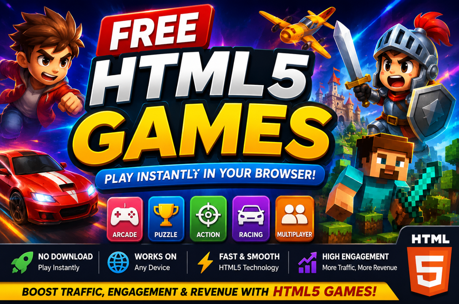 Free HTML5 Games: The Future of Browser Gaming and a High-Value Opportunity for Publishers